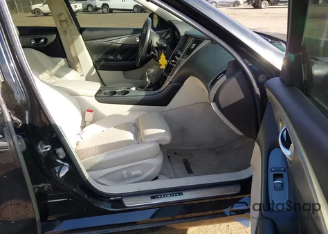 2016 Infiniti Q50 3.0T Red Sport 400 from USA, damaged, VIN JN1FV7AR8GM450650